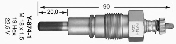 NGK 5326 Glow Plug